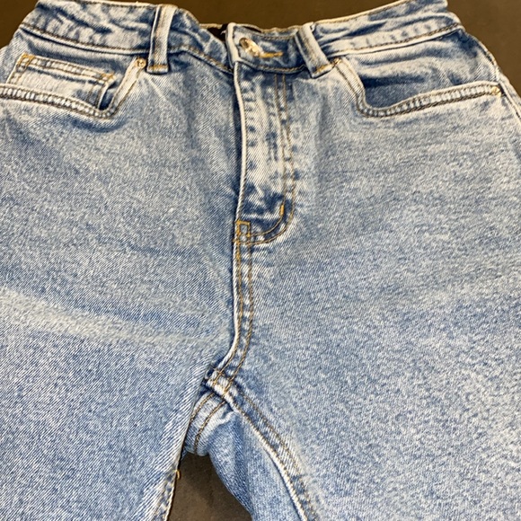 Vero Moda Denim 25/32 High Rise Crop Ankle Washout Distress Jeans - Picture 14 of 14